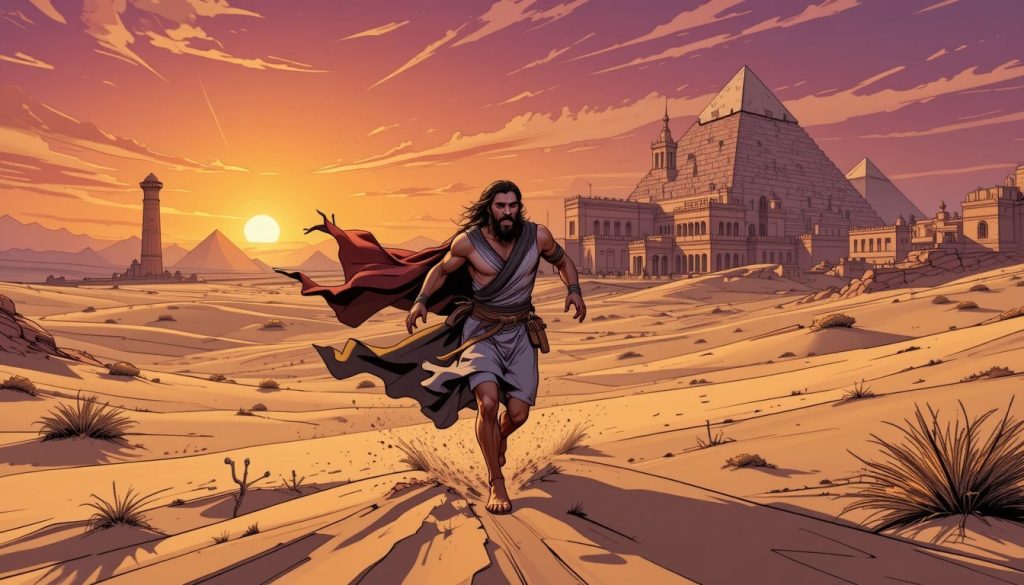 Moses Flees Egypt