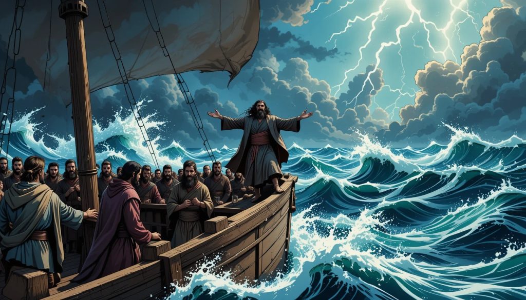 Jonah is Thrown Into the Sea