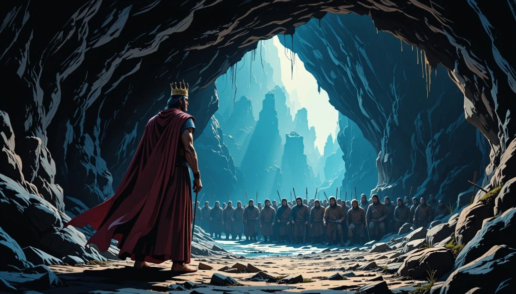 Saul Enters the Cave