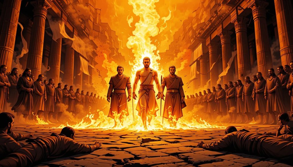 The Fourth Figure in the Fire