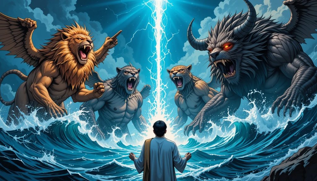 Daniel’s Vision of Four Beasts