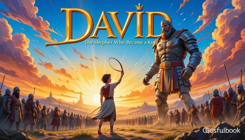 David and goliath: Story of David - The Shepherd Boy Who Became a King (+ PDF Download)