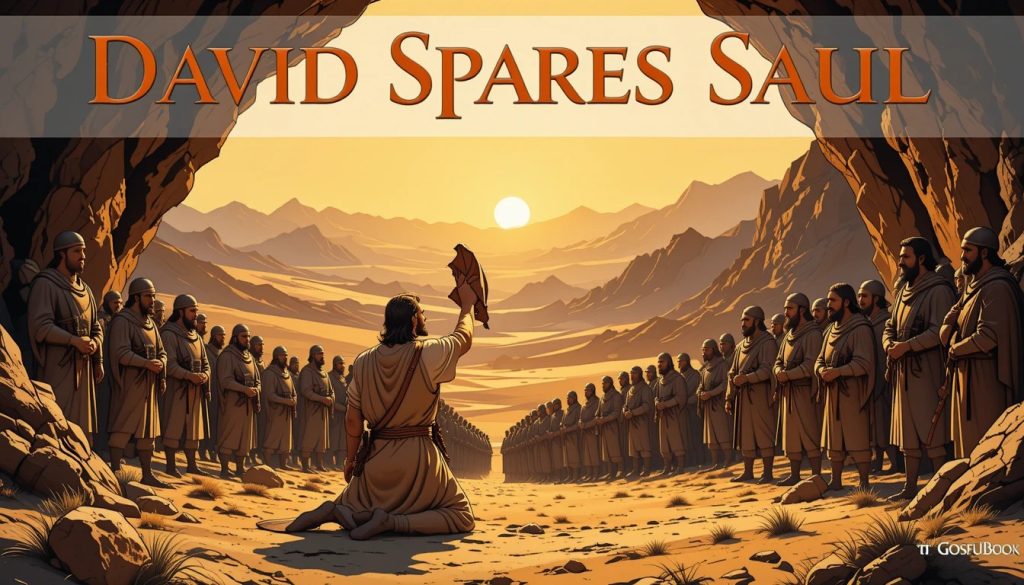 David Spares Saul (David & Saul Bible Story)